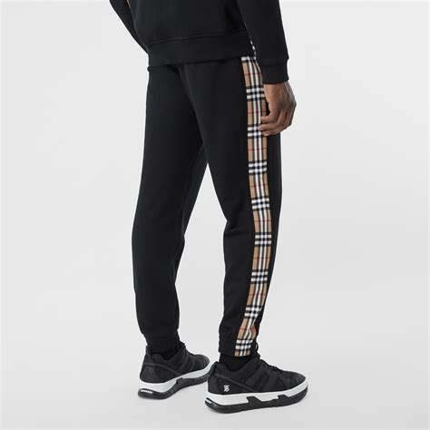 men's burberry joggers|burberry trousers men's.